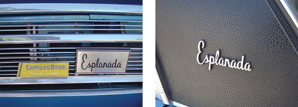 Cada detalhe do acabamento reforçava a identidade do veículo